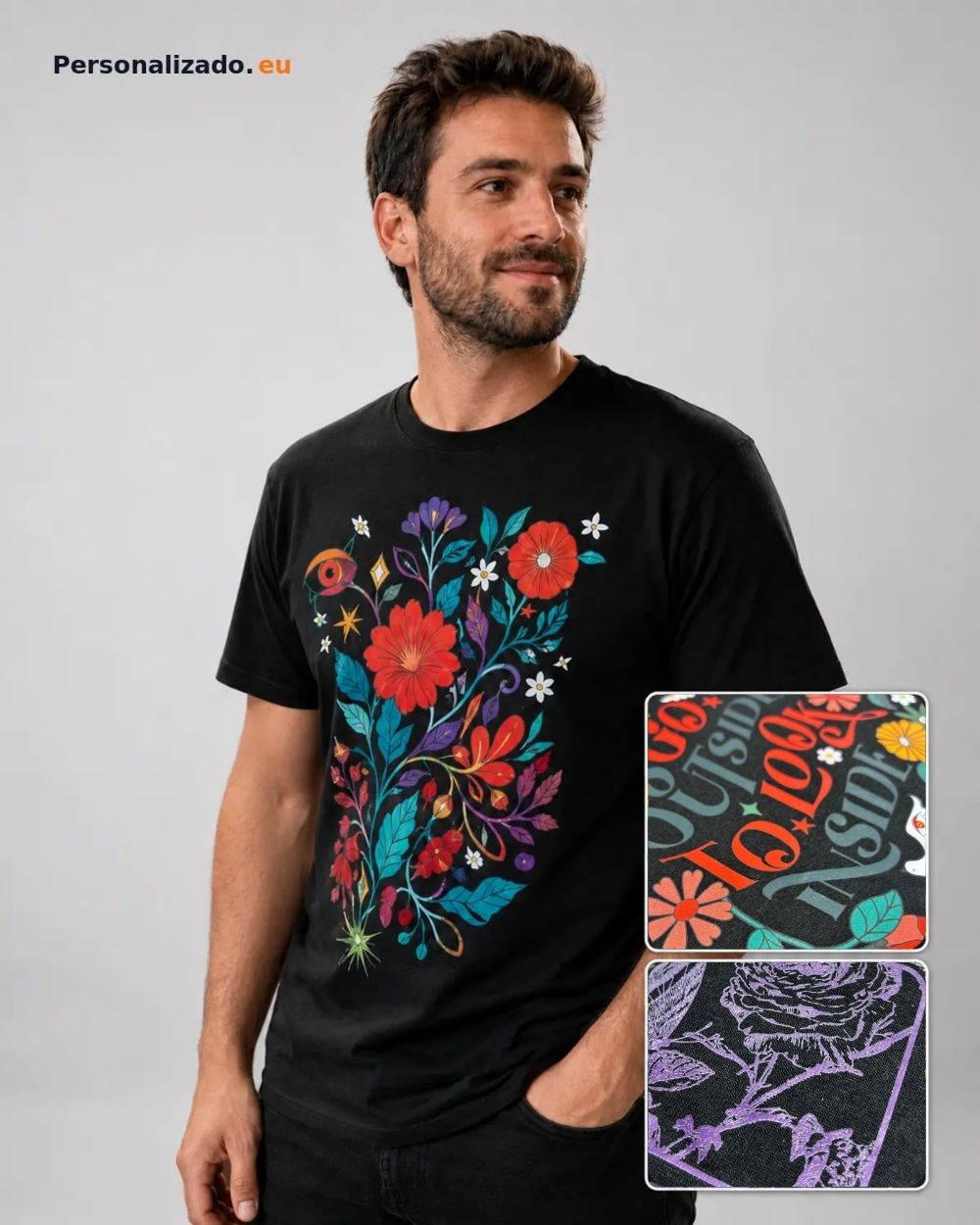 Camiseta personalizada con estampado full color