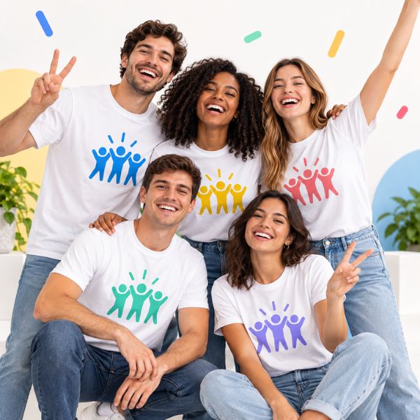 Camisetas personalizadas para grupos