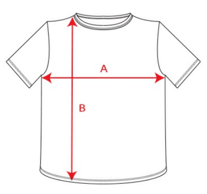 Cómo medir el ancho y alto de la camiseta