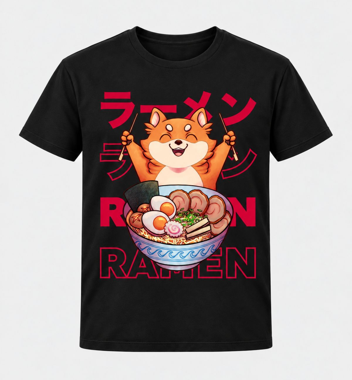 Shiba con Ramen (negra)