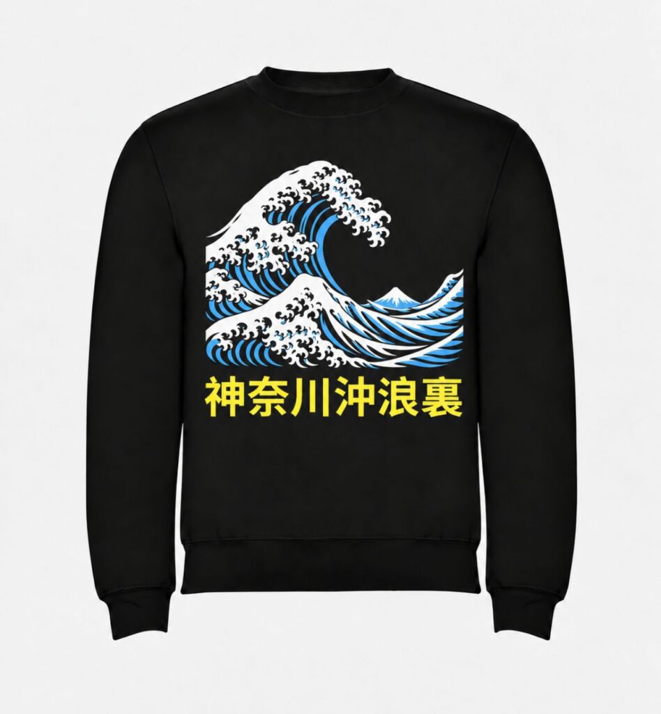 La ola de Kanagawa (Sudadera s/c)