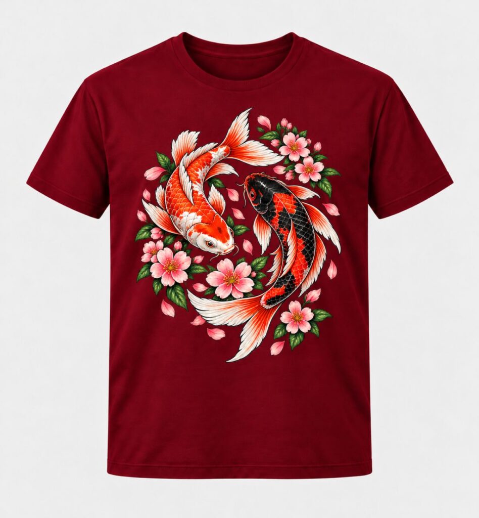 Equilibrio Koi (granate)