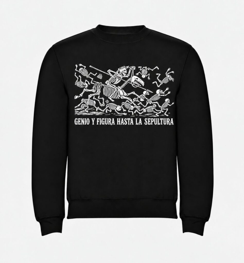Calavera Quijotesca (Sudadera s/c)