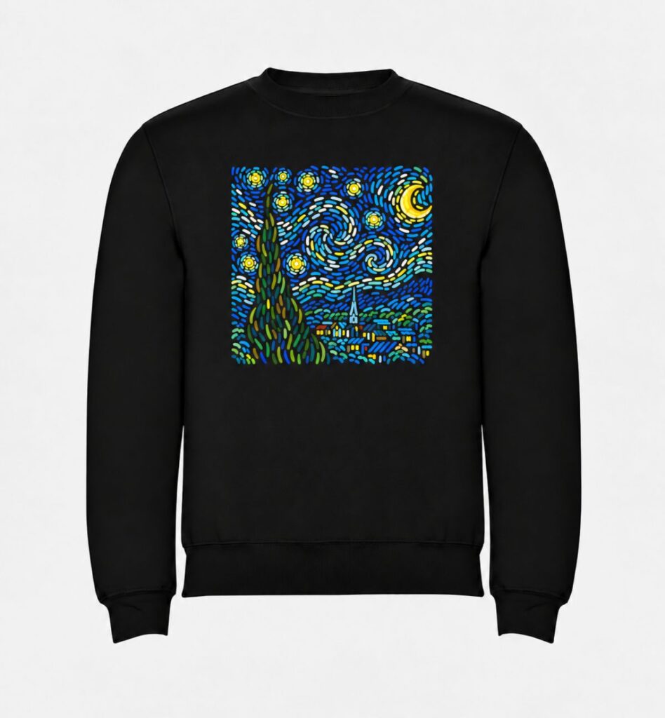 Adaptación la noche estrellada (Sudadera s/c)